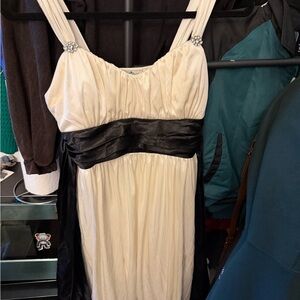 Trixxi Cream and Black school Dance Dress